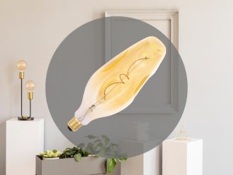LED dekoratívna žiarovka / filament BUMPED 4W