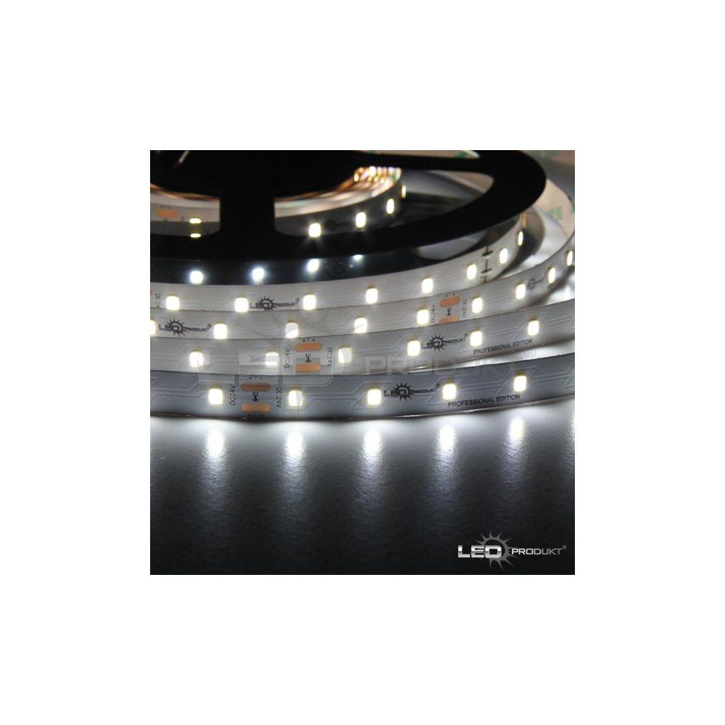 10m PROFI LED pásik 70LED/m SMD2835 7,2W/m prúd. driver studená biela IP20 24V – Obrázok 3