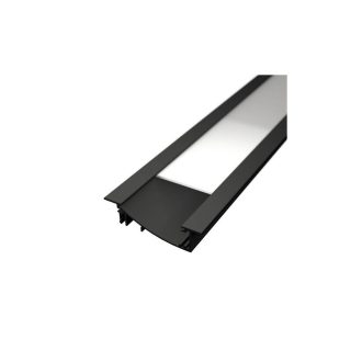 LED lišta ZAPUSTENÁ BOČNÁ - čierna