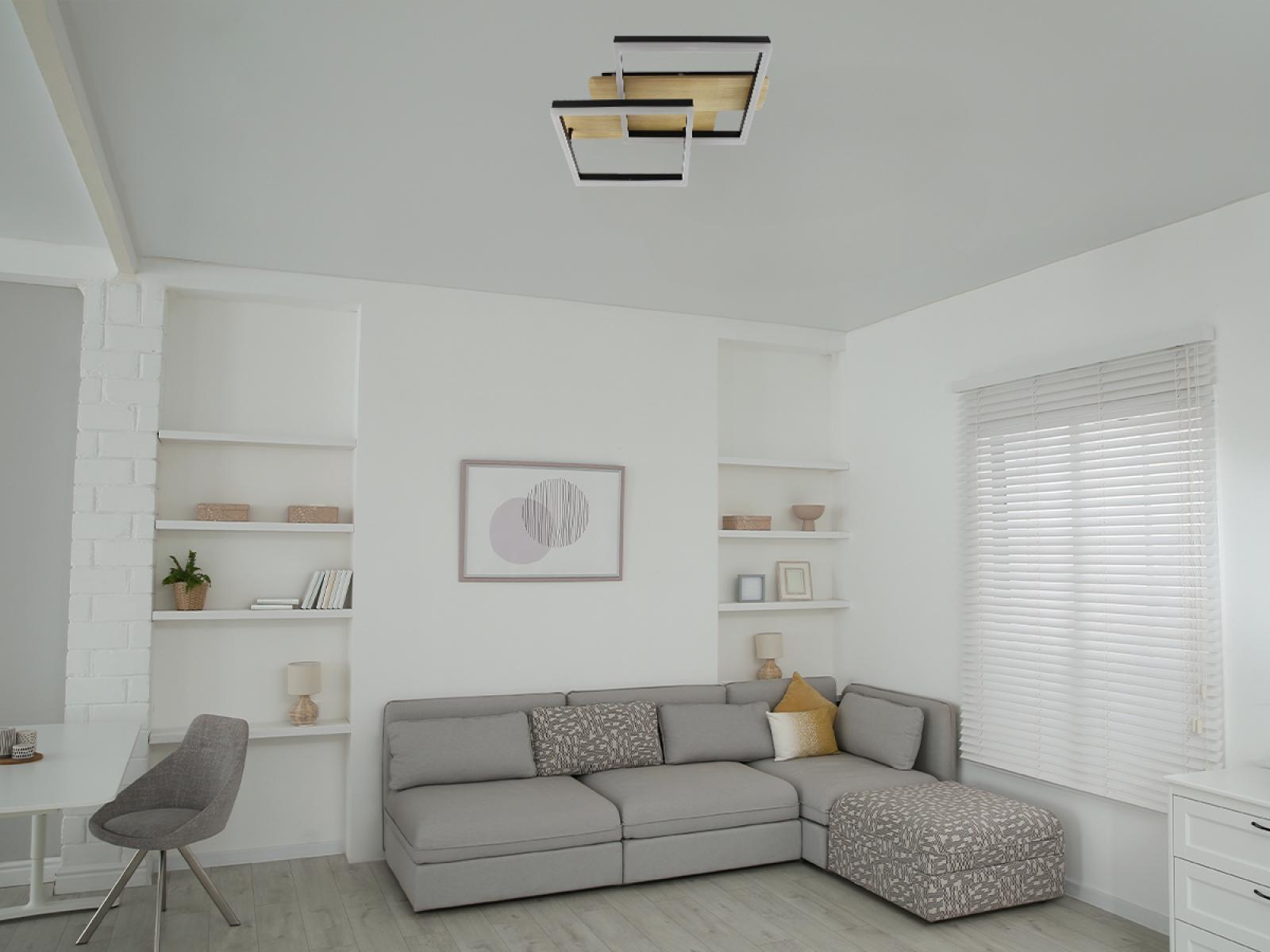 LED stropné svietidlo s diaľkovým ovládačom 85W - TA1302/BW – Obrázok 12