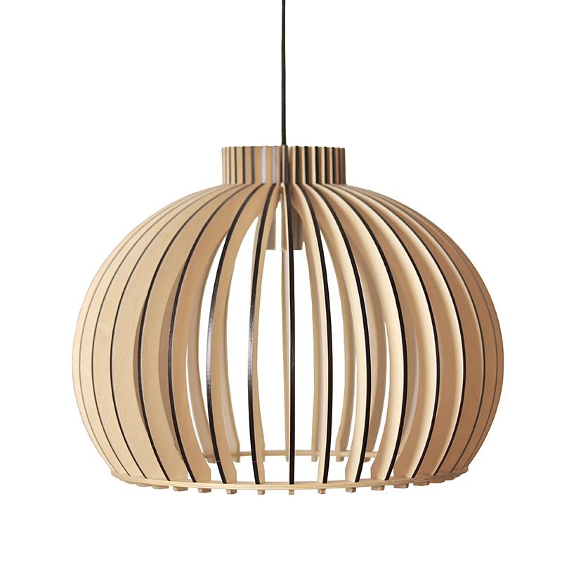 Závesný luster z masívneho dreva E27 / 450 - WRE142 – Obrázok 8
