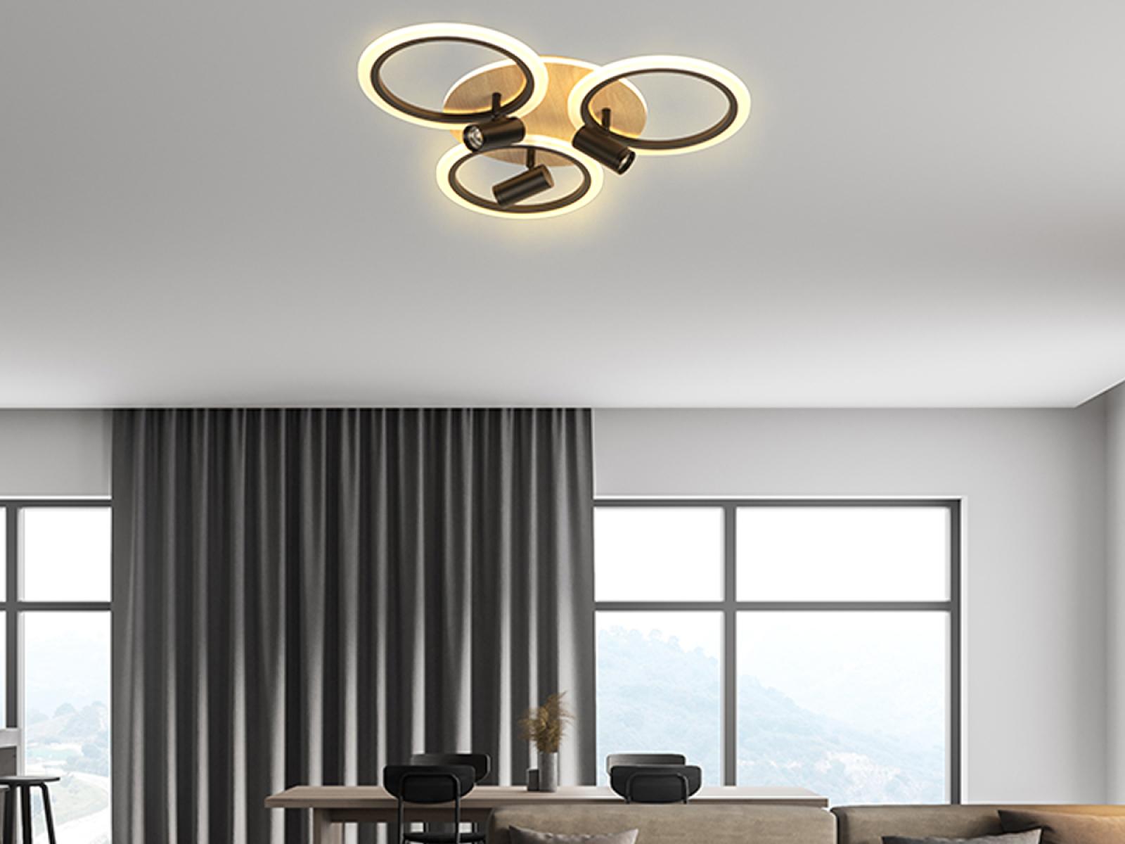 LED stropné svietidlo s diaľkovým ovládačom 70W - TB1311/BW – Obrázok 3