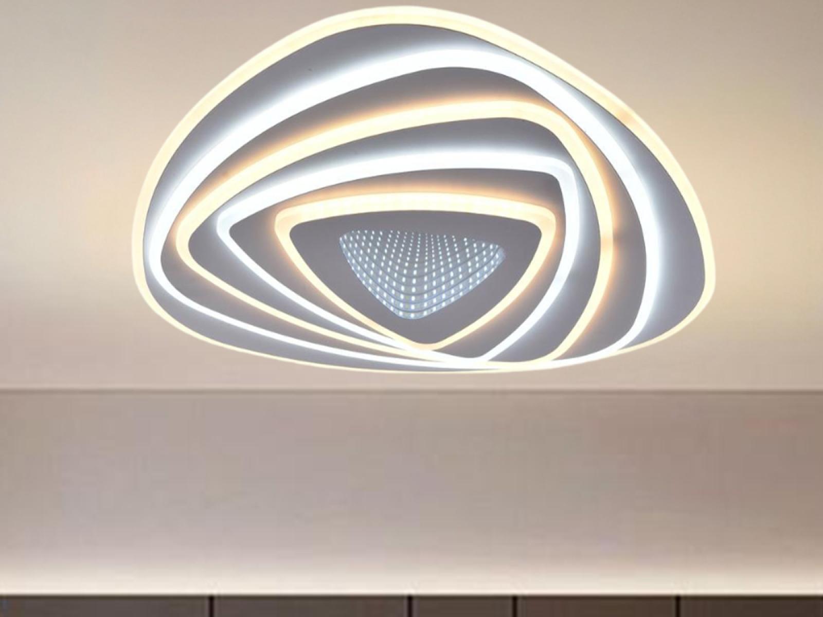 LED stropné svietidlo + diaľkový ovládač 130W - J1318/W – Obrázok 4