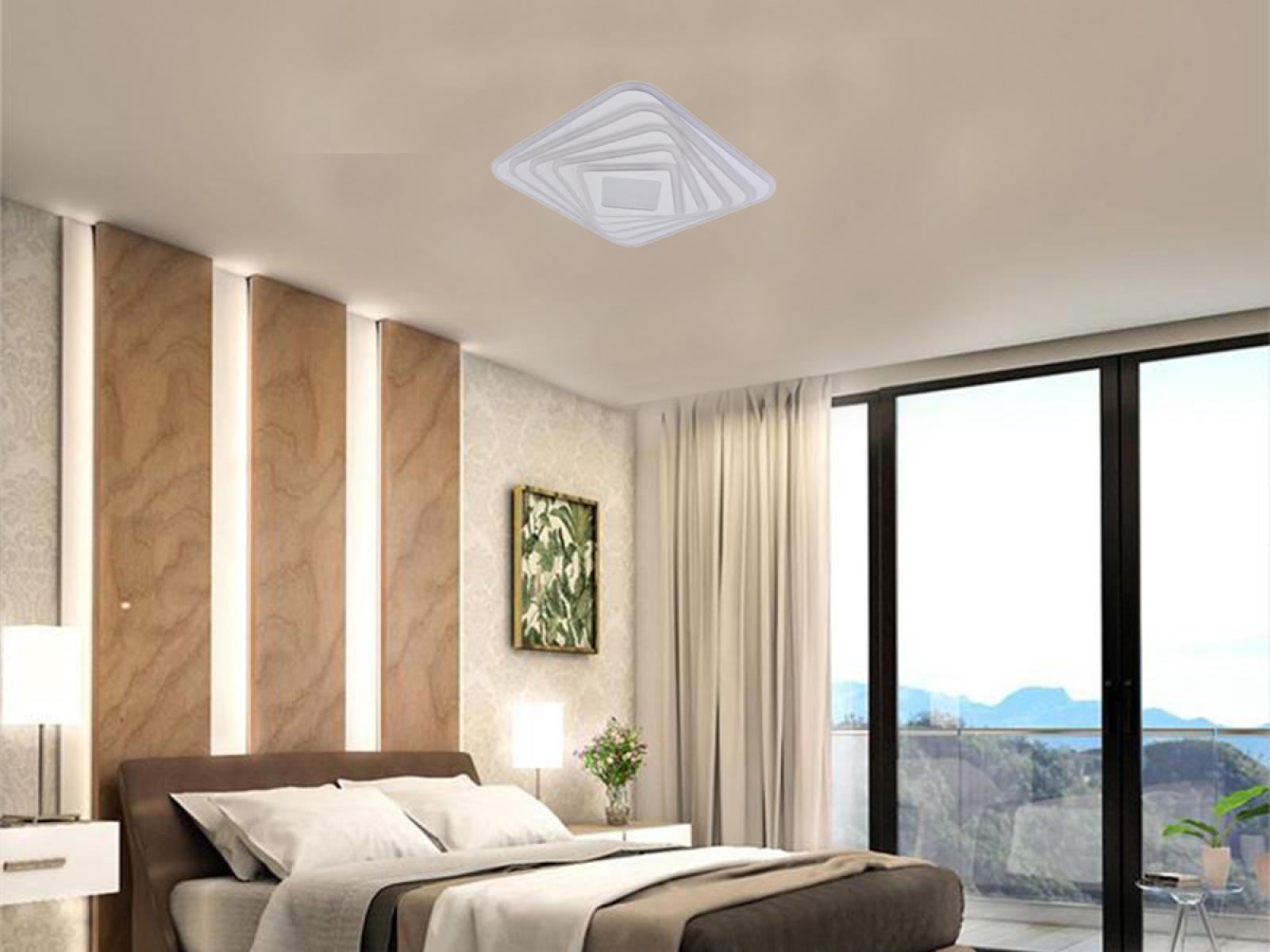 LED stropná lampa + diaľkový ovládač 150W - J1317/W – Obrázok 10
