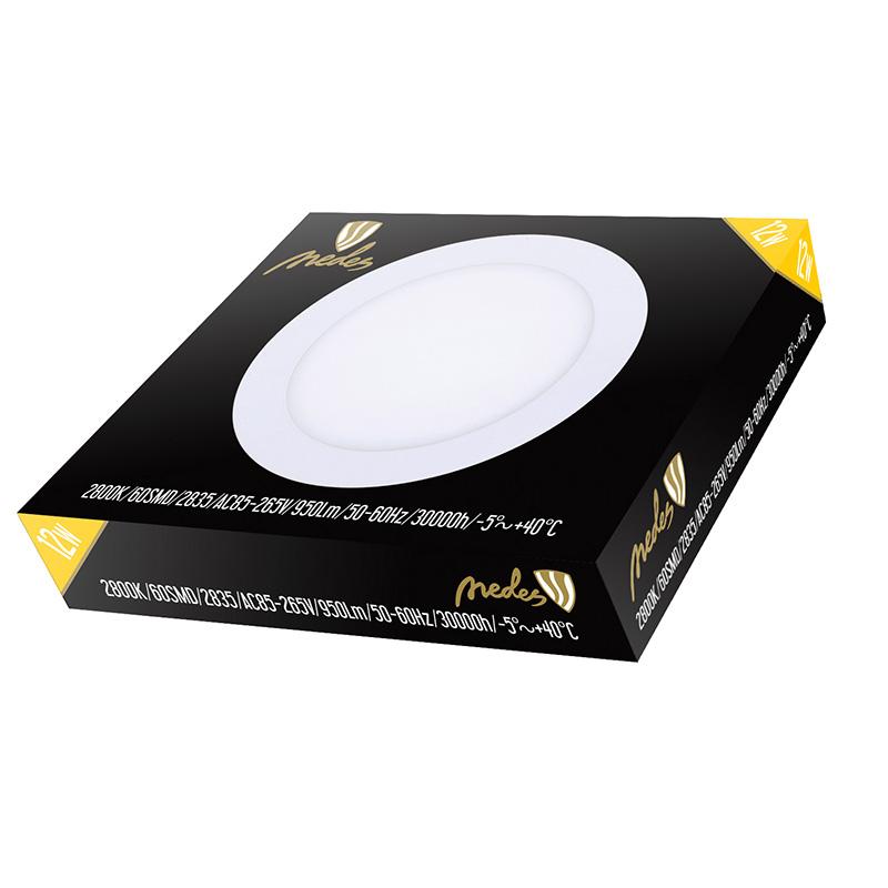 LED vsadený panel 12W / PR / SMD / 2800K / WH - LPL113 – Obrázok 4