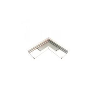 Rohová spojka pre Lištu zapustenú simple - BIELA