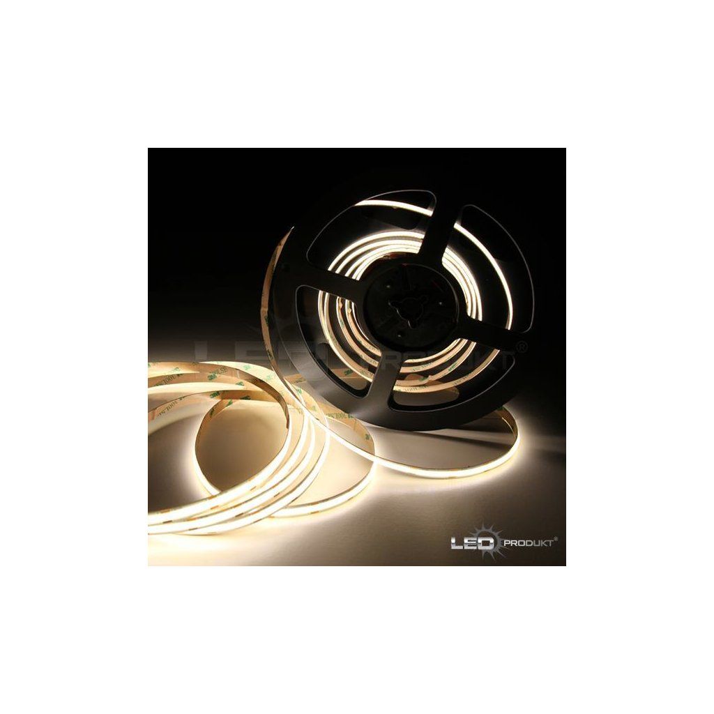 2m PROFI COB 480LED/m 10W/m IP20 12V neutrálna b. - KOMPLETNÁ SADA – Obrázok 3
