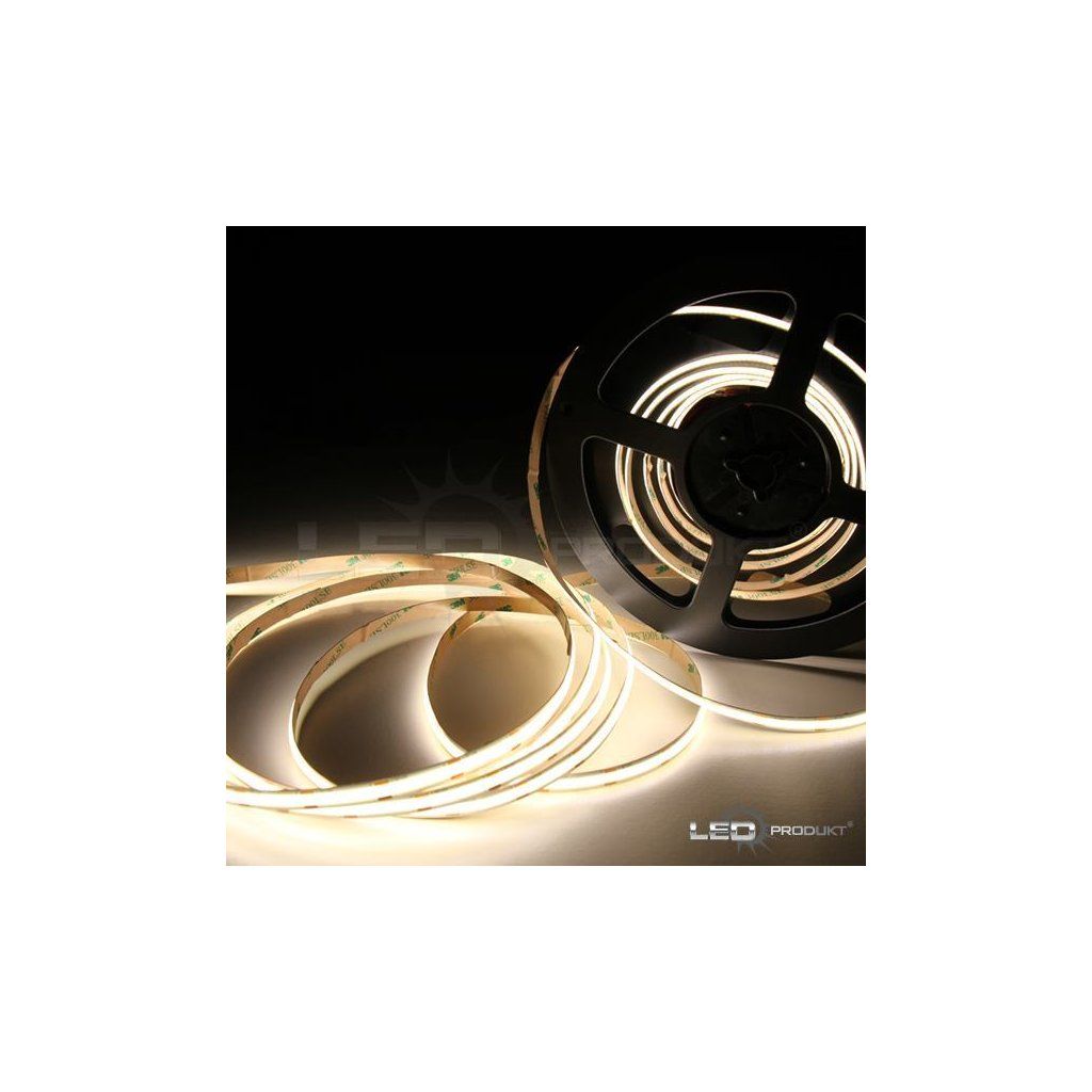 2m PROFI COB 480LED/m 10W/m IP20 12V neutrálna b. - KOMPLETNÁ SADA – Obrázok 6