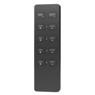 LED ovládač RF12 4 okruhy + ON/OFF všetky okruhy