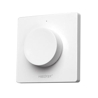 LED ovládač RF6 1 okruh otočný nástenný - 2,4GHz - biely