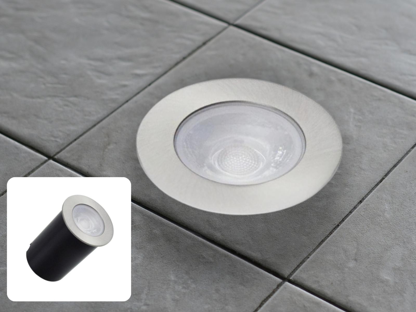LED vonkajšie podlahové svietidlo 4W / IP67 GL501 / 2800K - LGL514