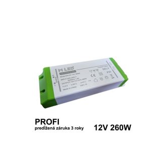 LED napájací zdroj 260W, 12V - nábytkový