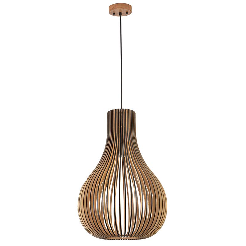 Závesný luster z masívneho dreva E27 / 380 - WRE092 – Obrázok 6