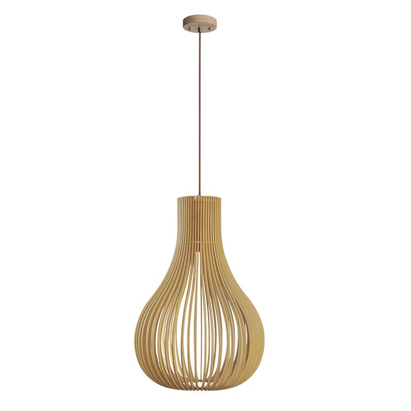 Závesný luster z masívneho dreva E27 / 380 - WRE082 – Obrázok 6