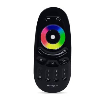 RGB/RGBW ovládač dotykový RF5 4 okruhy - 2,4GHz - čierny
