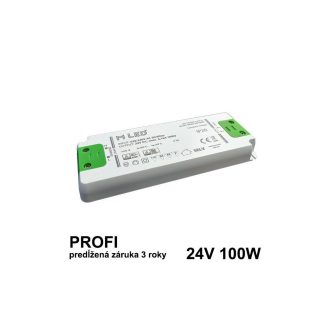 LED napájací zdroj 100W, 24V - nábytkový