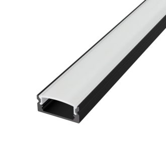 LED lišta povrchová - SIMPLE čierna