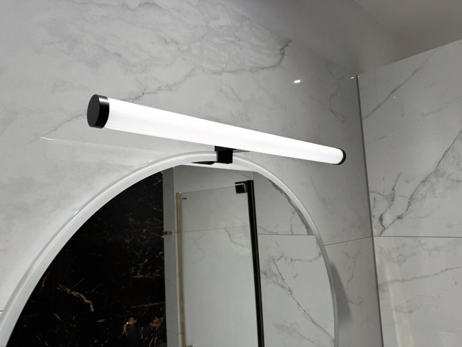 LED kúpeľňové svietidlo 12W / IP44 / 600 / 4000K - LNL7722/BK – Obrázok 6