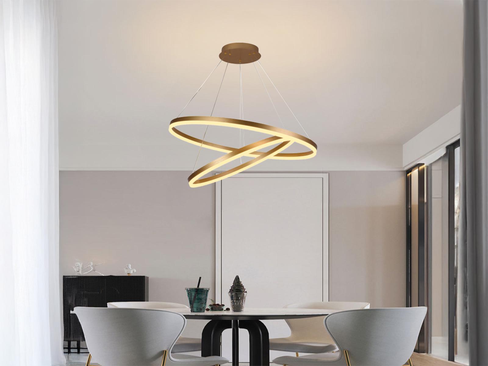 LED visiace svietidlo + diaľkový ovládač 100W - J4311/G – Obrázok 2