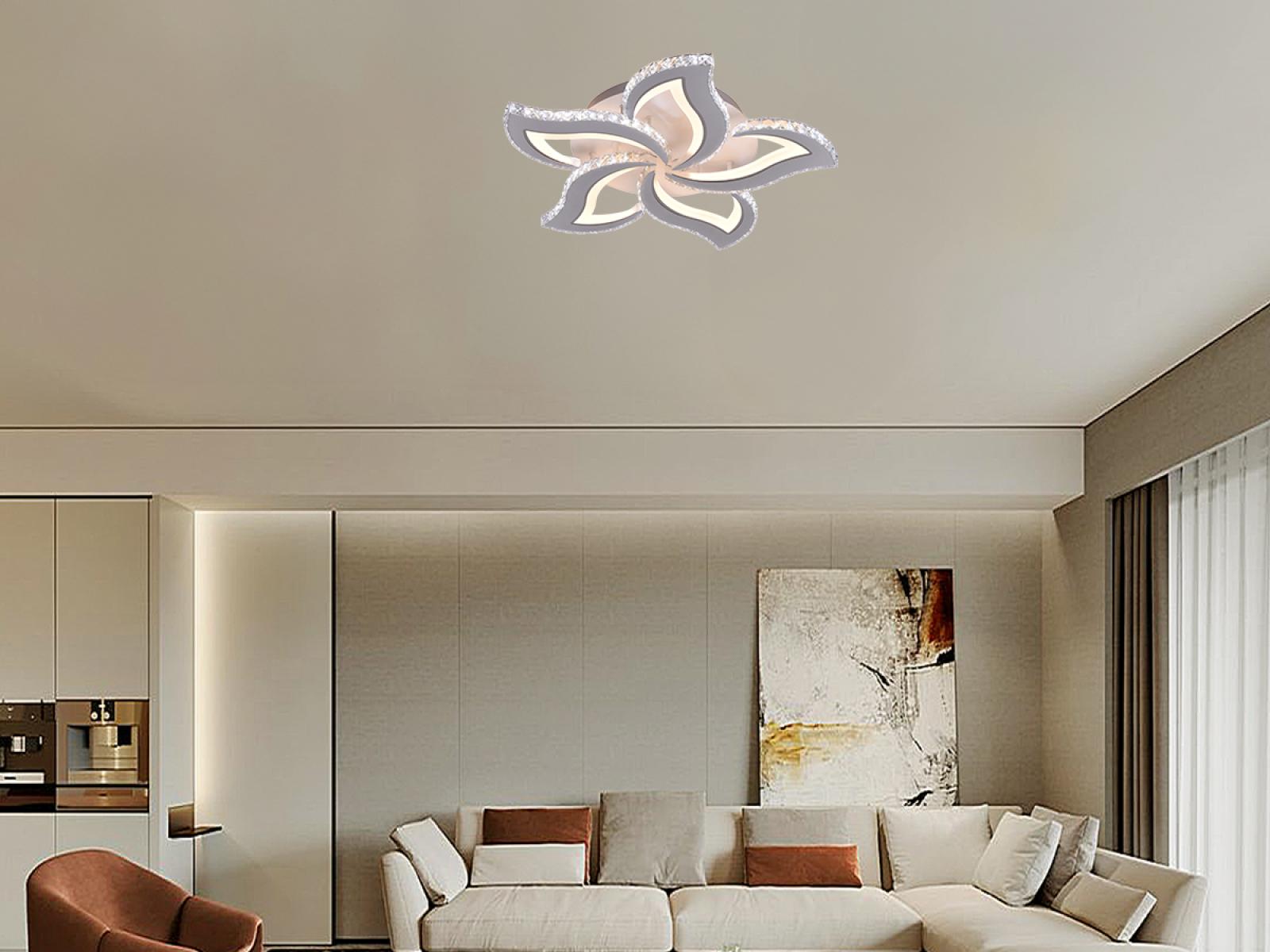LED stropný luster + diaľkový ovládač 100W - J3336/W – Obrázok 10
