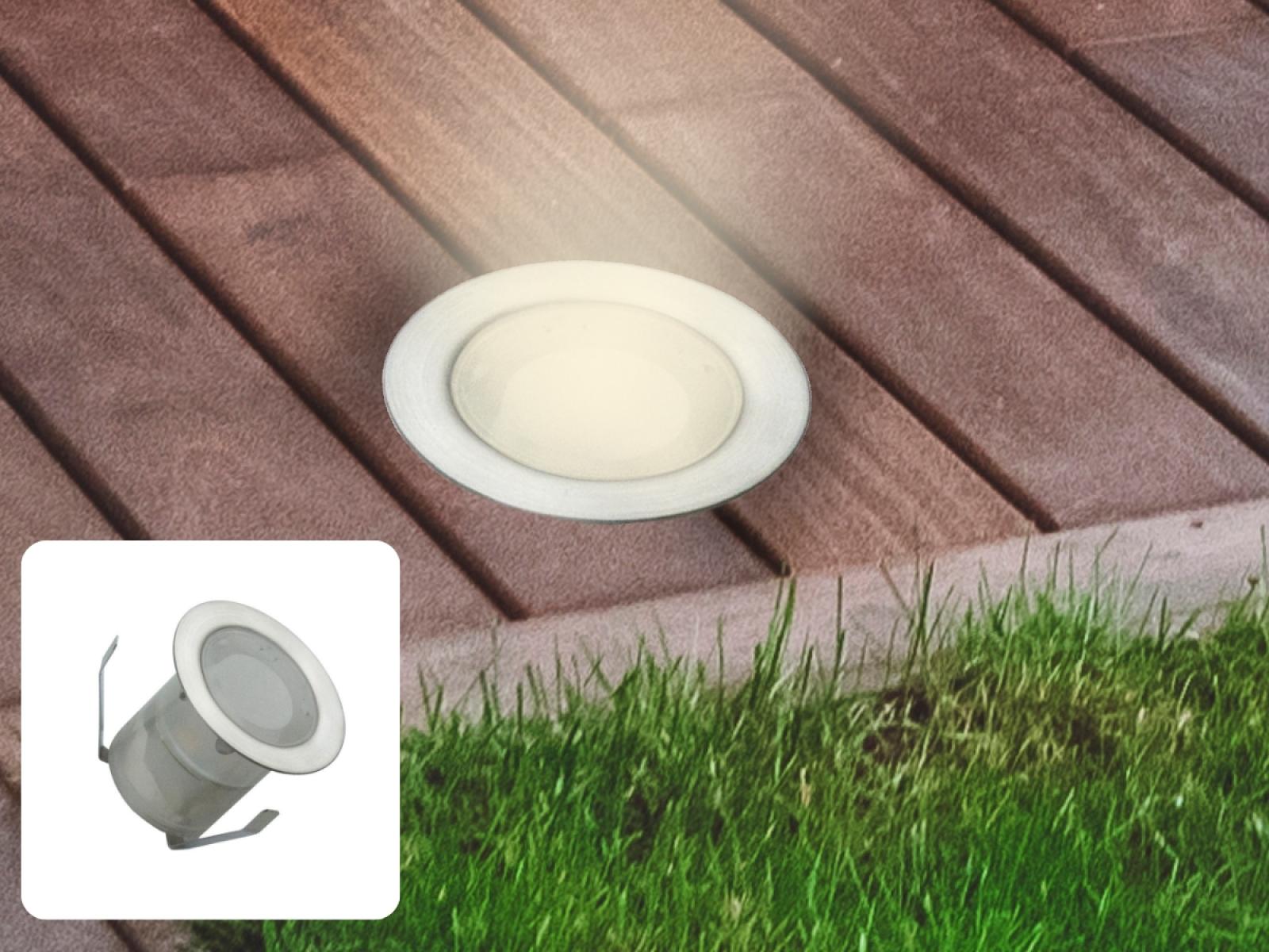 LED vonkajšie podlahové svietidlo 0,6W / IP67 FL103 / 2800K - LFL112 – Obrázok 6