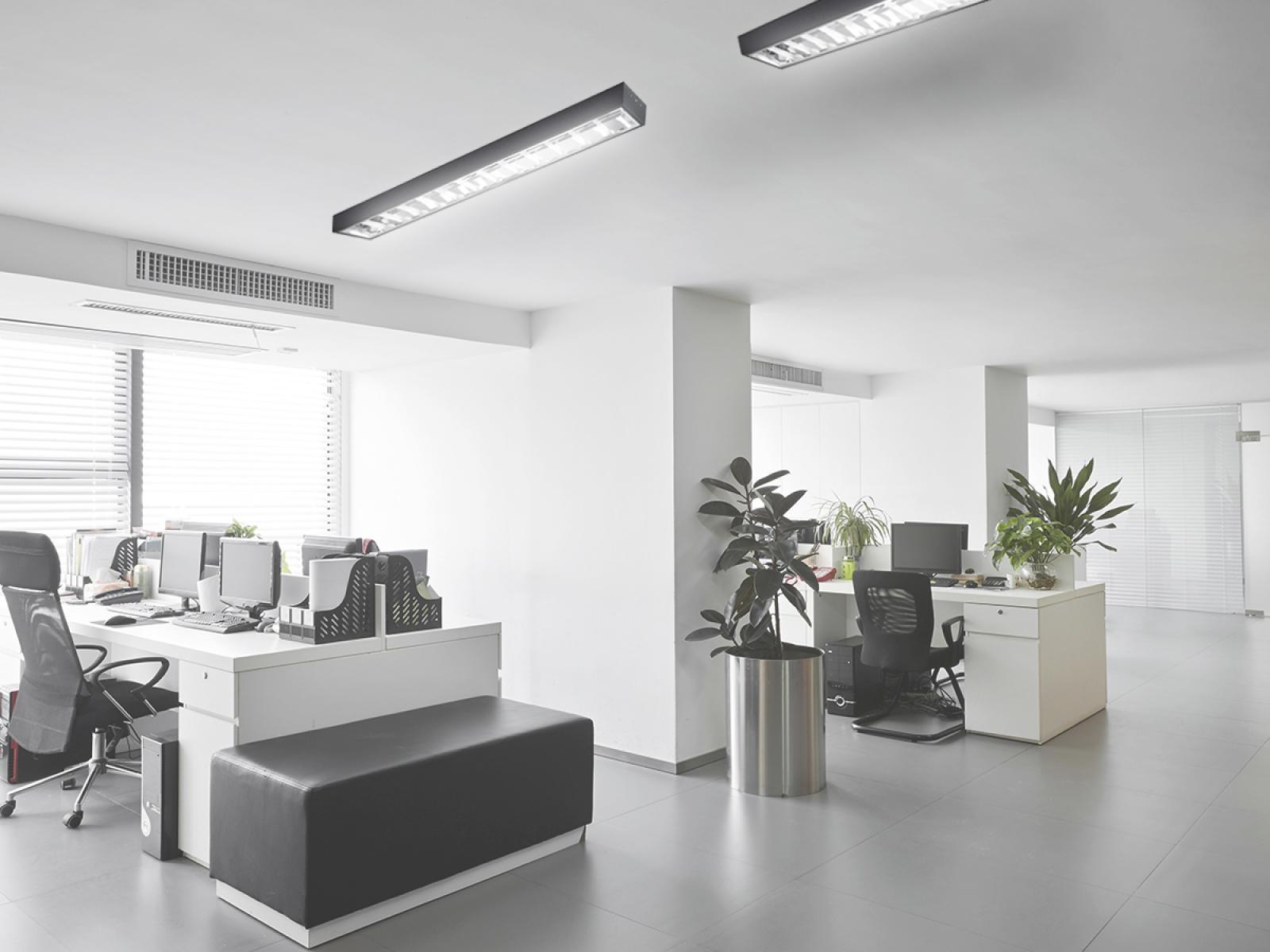 Čierne žiarivkové prisadené svietidlo na 2 x T8 ( 120cm LED trubica ) - TL301B – Obrázok 13