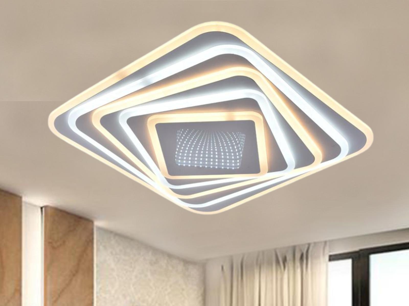 LED stropná lampa + diaľkový ovládač 150W - J1317/W – Obrázok 8