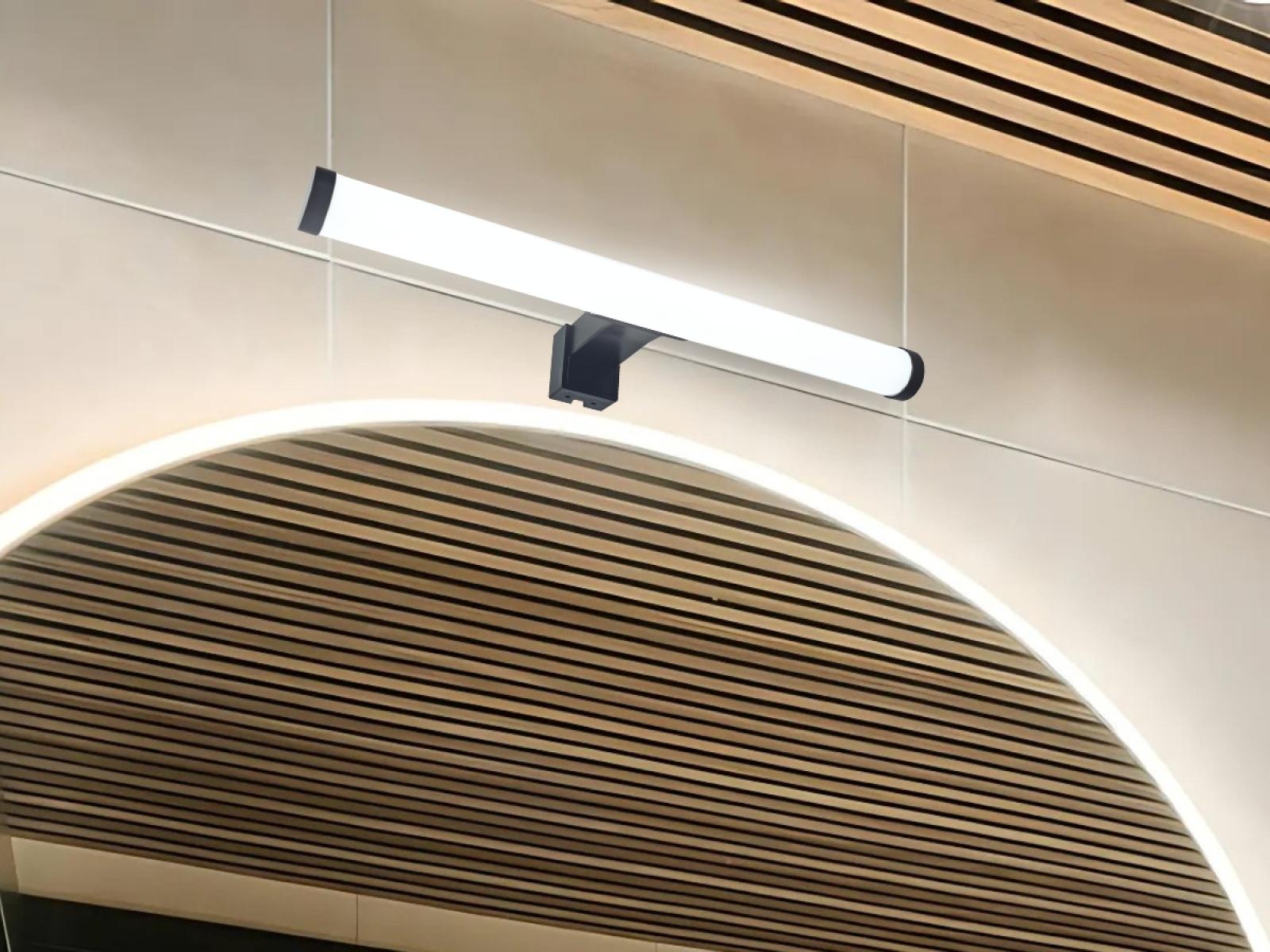 LED kúpeľňové svietidlo 8W / IP44 / 300 / 4000K - LNL7720/BK – Obrázok 7