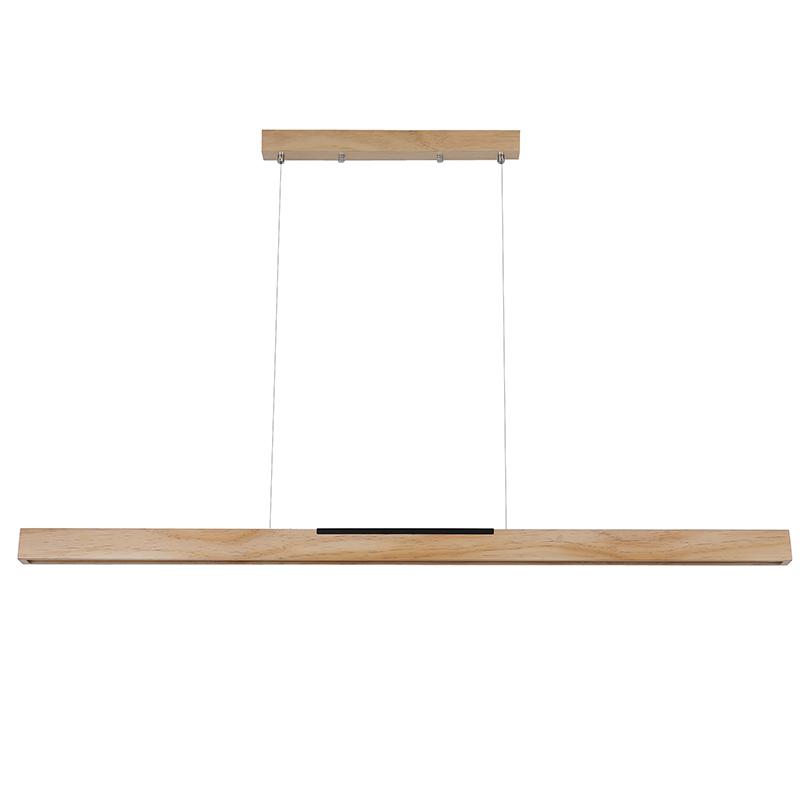 Drevený luster na lanku z masívneho dreva LED 22W / 1200 - WRL0221 – Obrázok 5
