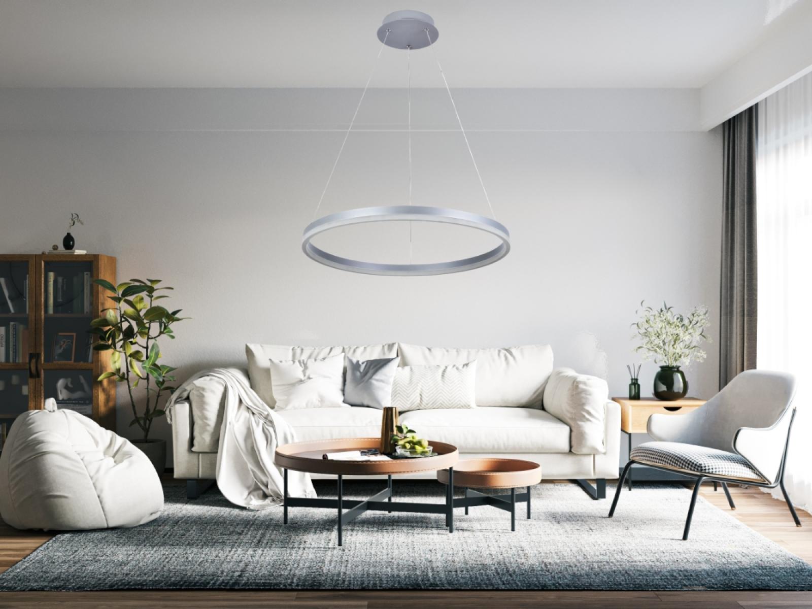 LED závesná lampa na lanku + diaľkový ovládač 42W - J4308/S – Obrázok 3
