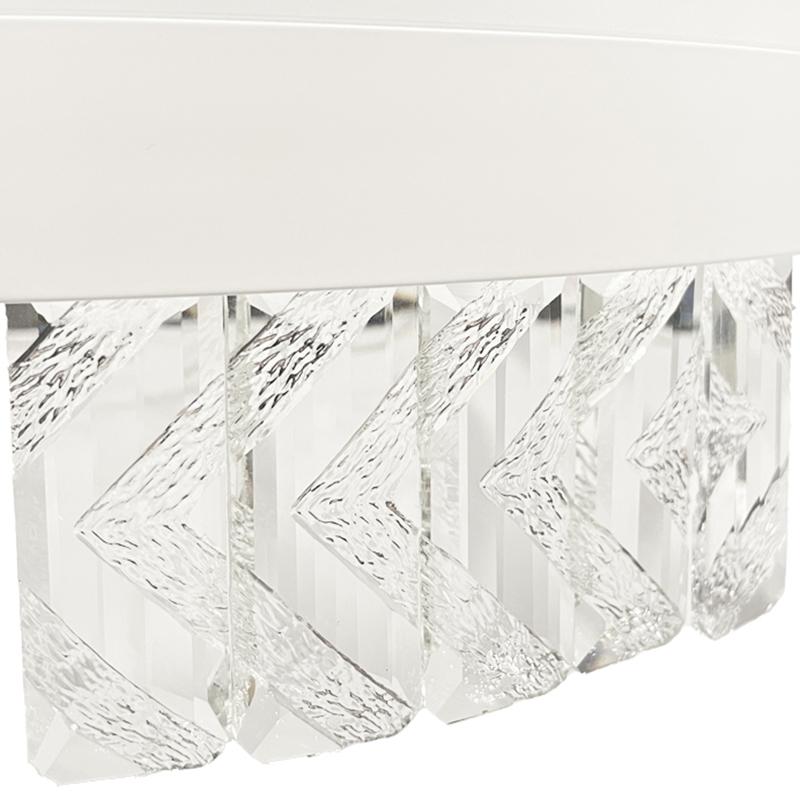 LED luxusné závesné krištáľové svietidlo s diaľkovým ovládačom 90W - TA2300/W – Obrázok 11
