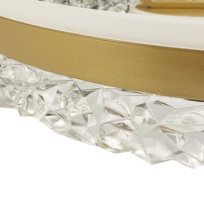 LED luxusné stropné krištáľové svietidlo s diaľkovým ovládačom 85W - TA1306/G – Obrázok 3
