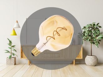 LED dekoratívna žiarovka / filament BUMPED 4W