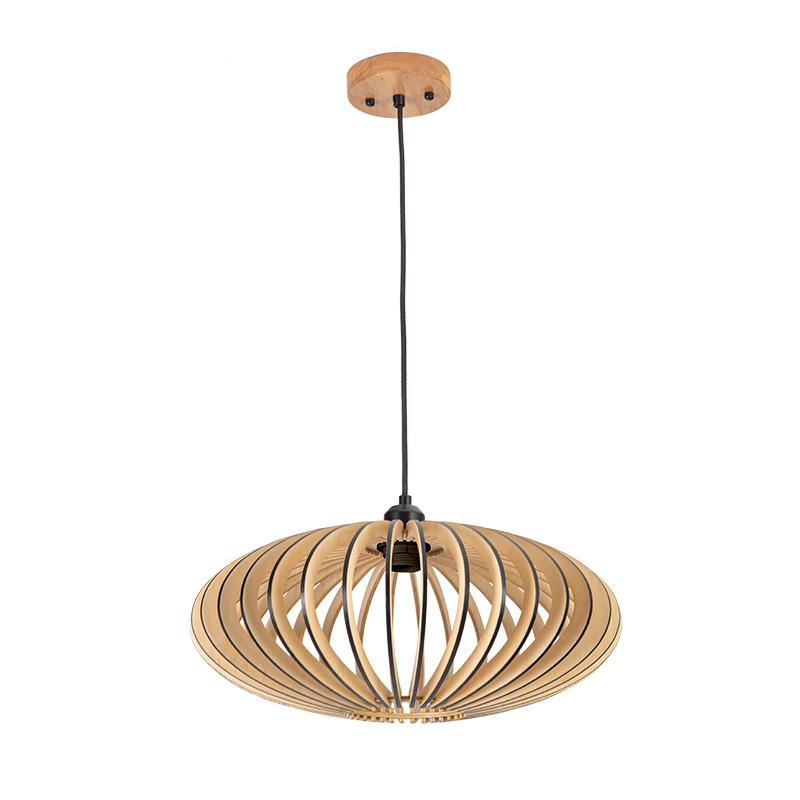 Závesný luster z masívneho dreva E27 / 450 - WRE131 – Obrázok 8