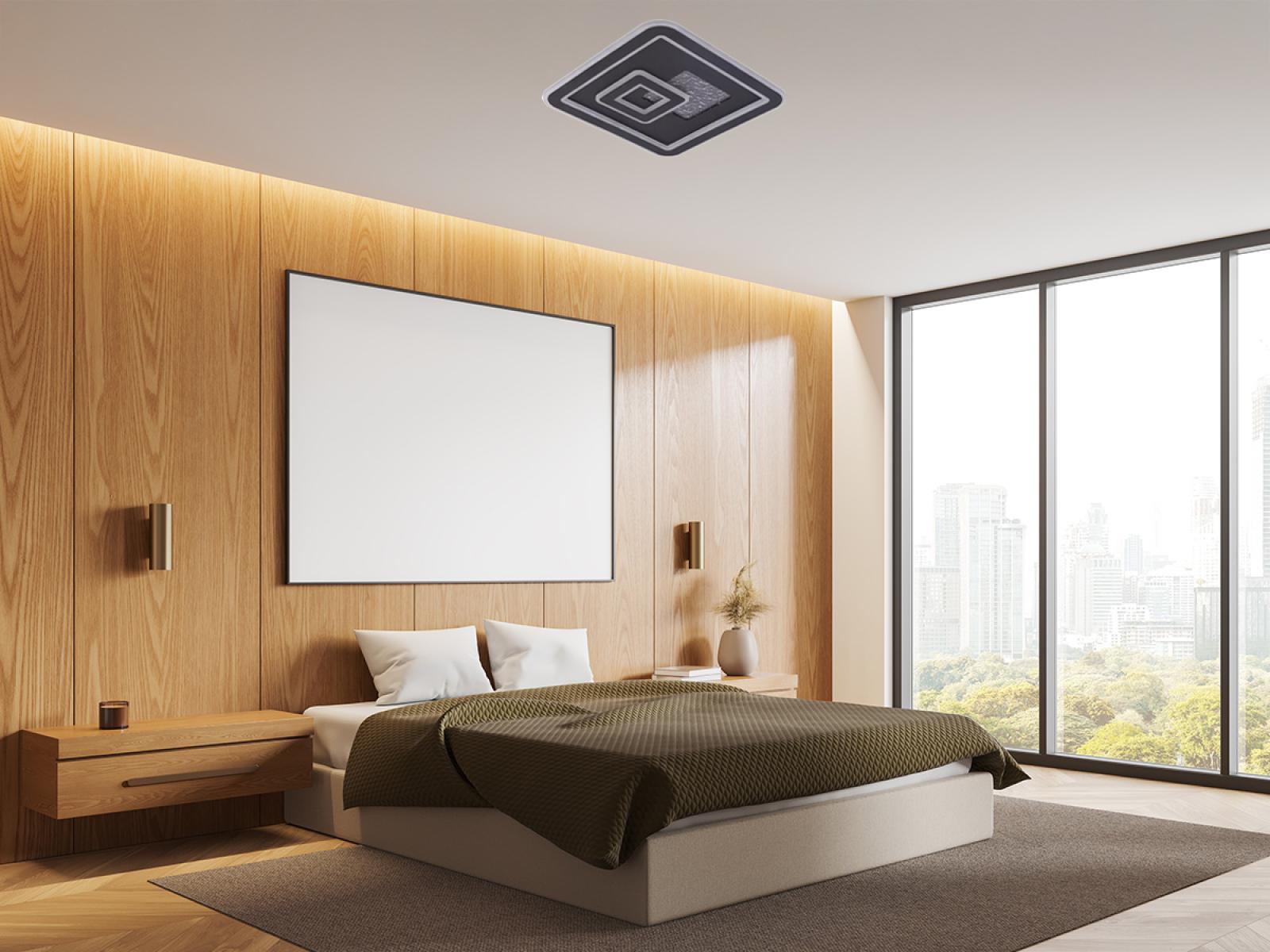 LED stropná lampa + diaľkový ovládač 110W - J1323/B – Obrázok 8