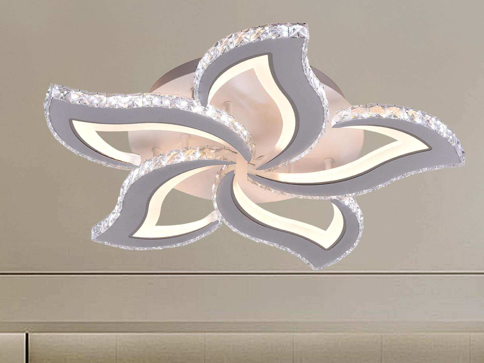 LED stropný luster + diaľkový ovládač 100W - J3336/W – Obrázok 12
