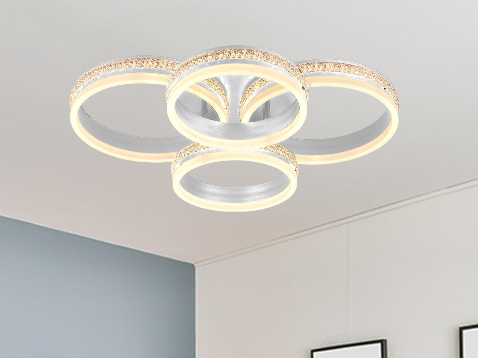 LED stropné svietidlo s diaľkovým ovládačom 150W - J3354/W – Obrázok 4