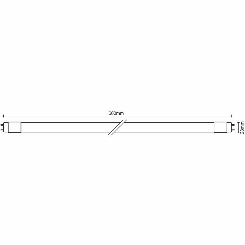 LED žiarivková trubica 9W - T8 / 600mm / 6500K, 25ks - TLS201 – Obrázok 4