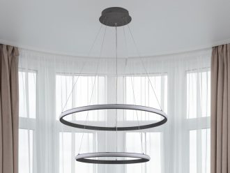 LED visiace svietidlo + diaľkový ovládač 75W