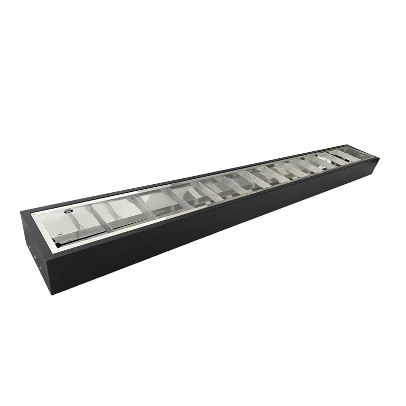 Čierne žiarivkové prisadené svietidlo na 2 x T8 ( 120cm LED trubica ) - TL301B – Obrázok 3