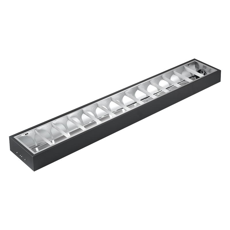 Čierne žiarivkové prisadené svietidlo na 2 x T8 ( 120cm LED trubica ) - TL302B – Obrázok 17