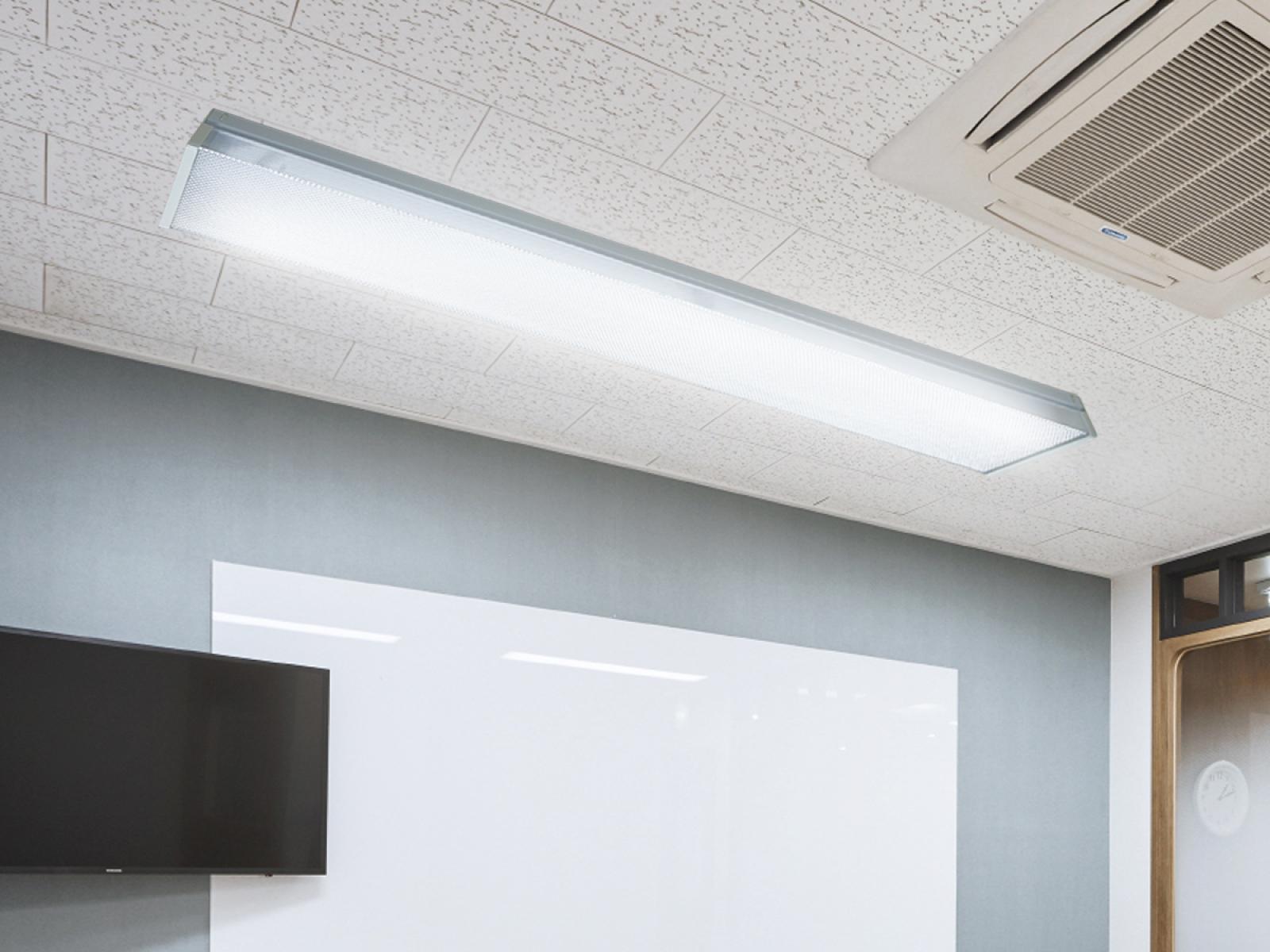 Žiarivkové prisadené svietidlo na 2 x T8 ( 120cm LED trubica ) - TL103 – Obrázok 2