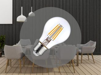LED žiarovka / filament 6W - A60 / E27