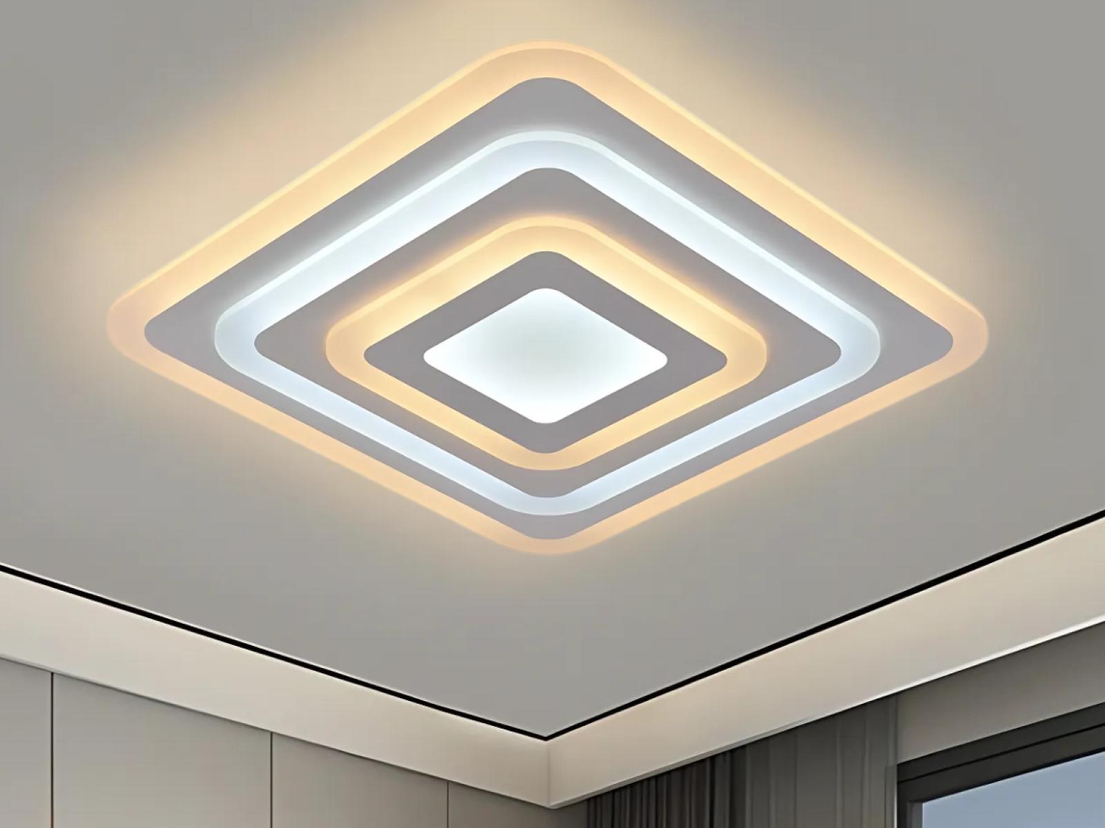 LED stropné svietidlo + diaľkový ovládač 95W - J1304/W – Obrázok 3