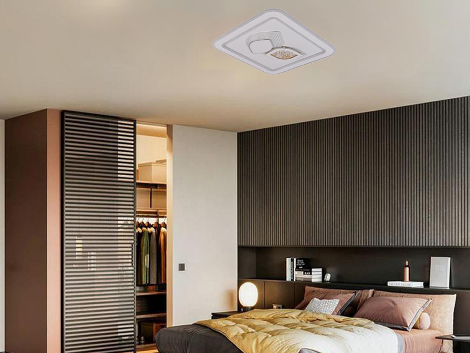 LED stropná lampa + diaľkový ovládač 95W - J1313/W – Obrázok 3