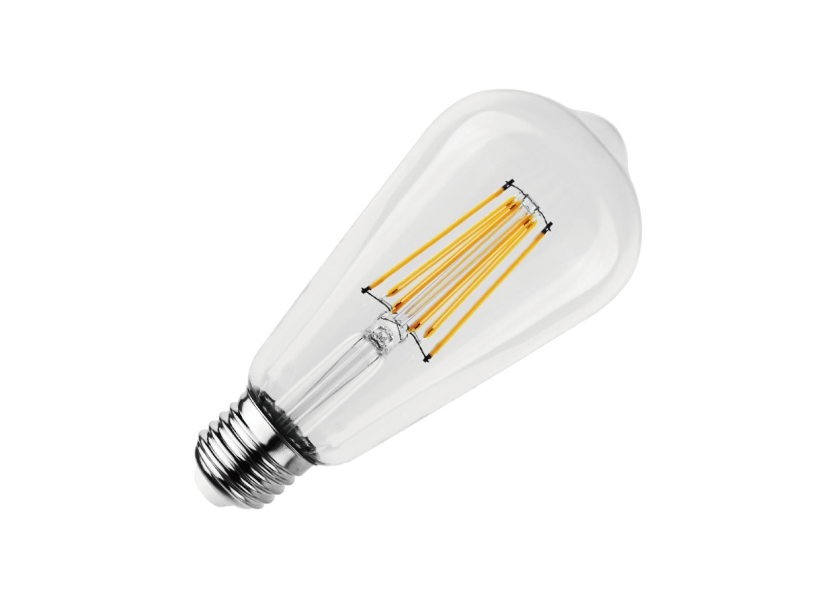 LED žiarovka / filament 12W - ST64 / E27 – Obrázok 5