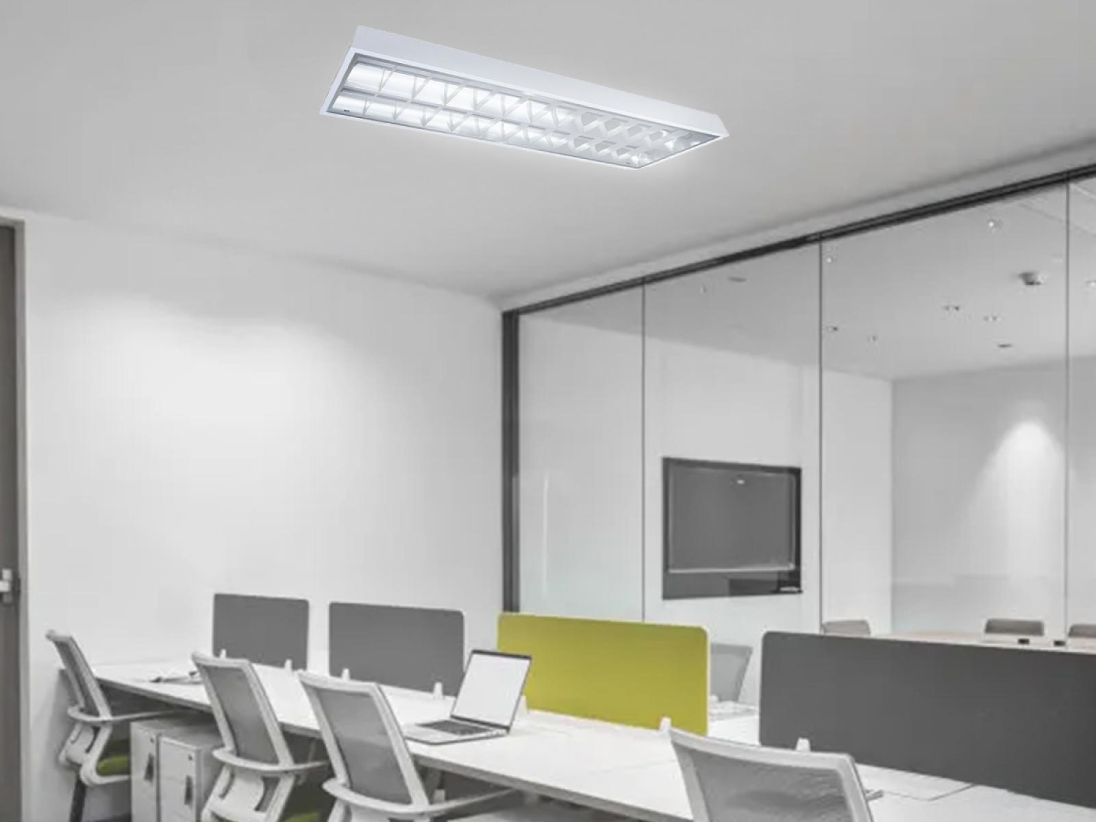 Biele žiarivkové prisadené svietidlo na 2 x T8 ( 120cm LED trubica ) - TL303 – Obrázok 14