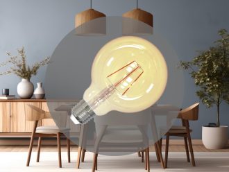 LED dekoratívna žiarovka / filament 4W VINTAGE- G