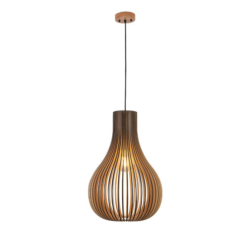 Závesný luster z masívneho dreva E27 / 310 - WRE091 – Obrázok 7