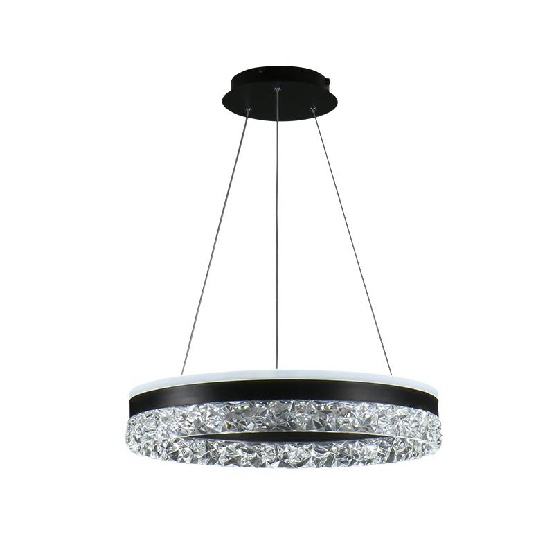 LED luxusné závesné krištáľové svietidlo s diaľkovým ovládačom 80W - TA2301/B – Obrázok 2